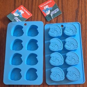 Smurfs Silicone Ice Tray Candy Mold Soap Mold Chocolate Jello Mold Soap Mold Lot